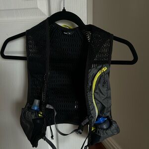 Camelbak Black Mesh Vest with Yellow Trim